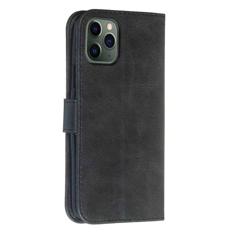 Zipper Pocket Wallet Stand Flip Leather Phone Casing for iPhone 11 Pro Max 6.5 inch - Black-5