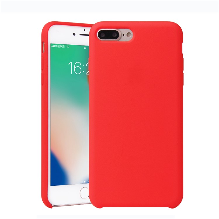 Soft TPU Phone Case Cover for iPhone 7 Plus / 8 Plus 5.5-inch - Red-1