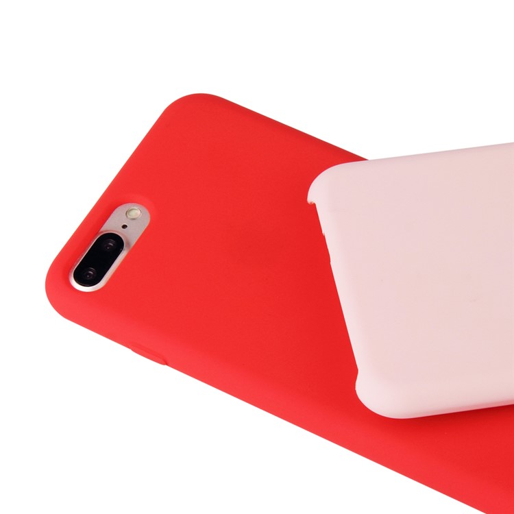 Soft TPU Phone Case Cover for iPhone 7 Plus / 8 Plus 5.5-inch - Red-6