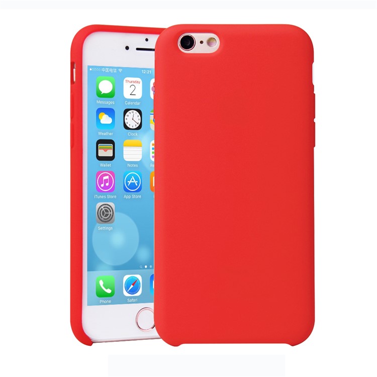 Soft TPU Phone Case Cover for iPhone 6s / iPhone 6 4.7-inch - Red-1