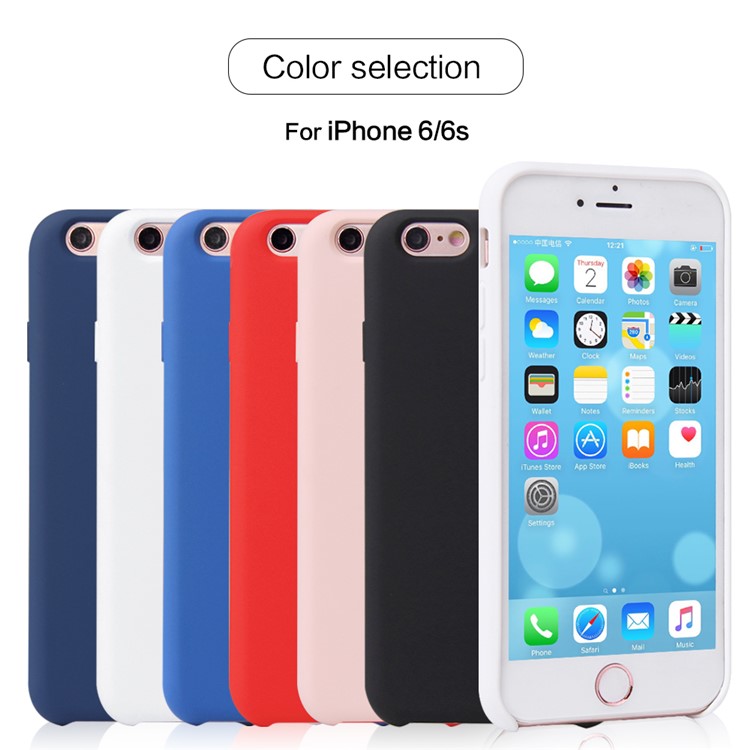 Soft TPU Phone Case Cover for iPhone 6s / iPhone 6 4.7-inch - Red-7