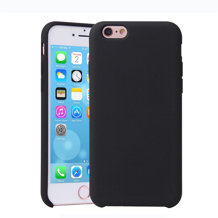 Cubierta De La Caja Del Teléfono De TPU Suave Para El Iphone 6s / Iphone 6 4,7 Pulgadas - Negro-1