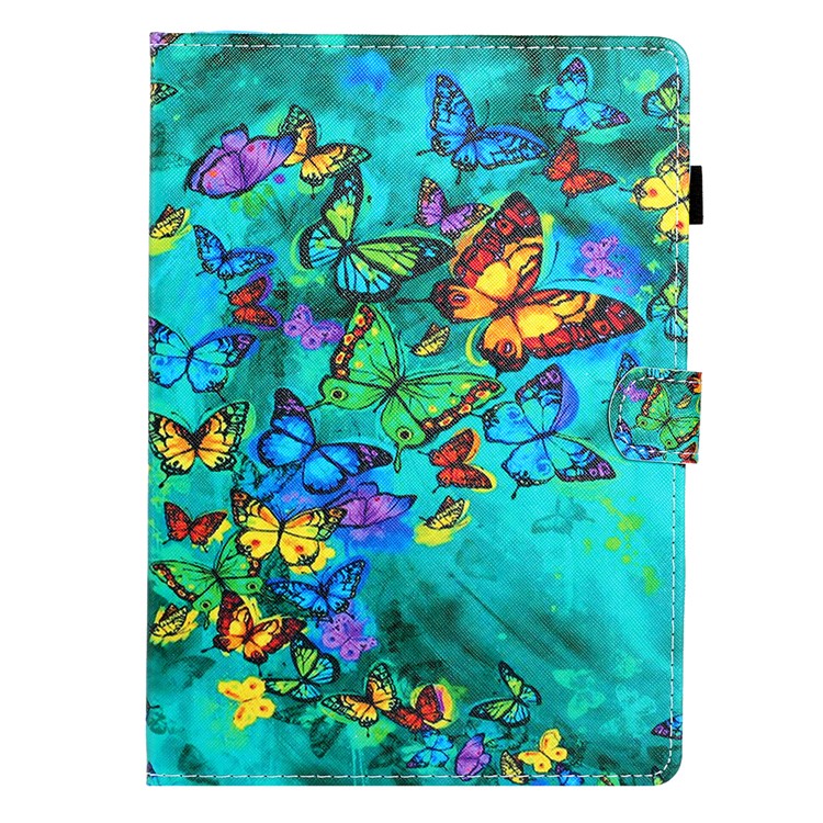 Stampa Modello Slot Per Schede Cassa Compressa Cuoio Di Vibrazione Per Ipad Mini / Mini 2/3 / Mini Mini 4 / Mini (2019) 7.9 Pollici - Farfalle Colorate-2