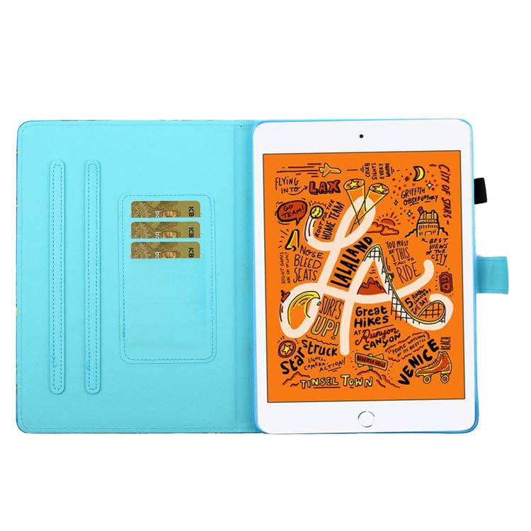 Stampa Modello Slot Per Schede Cassa Compressa Cuoio Di Vibrazione Per Ipad Mini / Mini 2/3 / Mini Mini 4 / Mini (2019) 7.9 Pollici - Farfalle Colorate-6