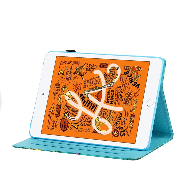 Stampa Modello Slot Per Schede Cassa Compressa Cuoio Di Vibrazione Per Ipad Mini / Mini 2/3 / Mini Mini 4 / Mini (2019) 7.9 Pollici - Farfalle Colorate-7