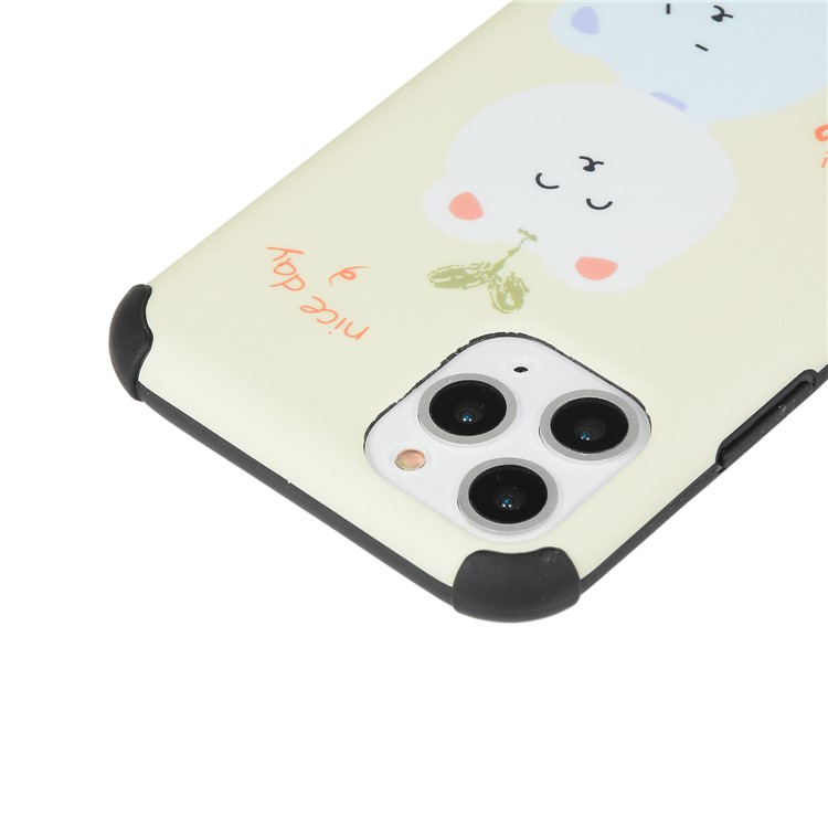 Cartoon Pattern Printing Shockproof TPU + PC Combo Back Case for iPhone 11 Pro Max 6.5 inch - Bears-3