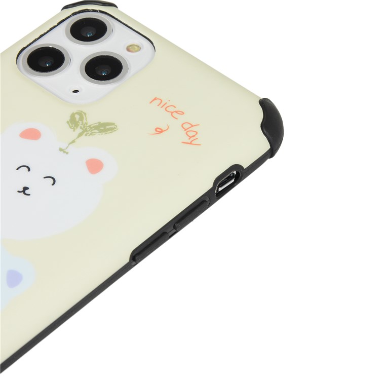 Cartoon Pattern Printing Shockproof TPU + PC Hybrid Shell for iPhone 11 Pro 5.8 inch - Bears-5