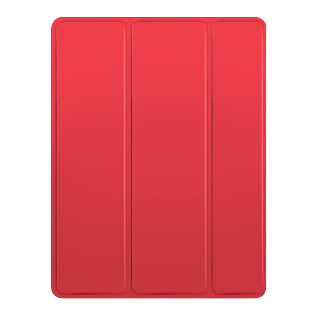 Tri-fold Stand Smart Wake/Sleep Leather Case [with Apple Pencil Storage Groove] for iPad 10.2 (2021)/(2020)/(2019) / Air 10.5 inch (2019) / Pro 10.5-inch (2017) - Red