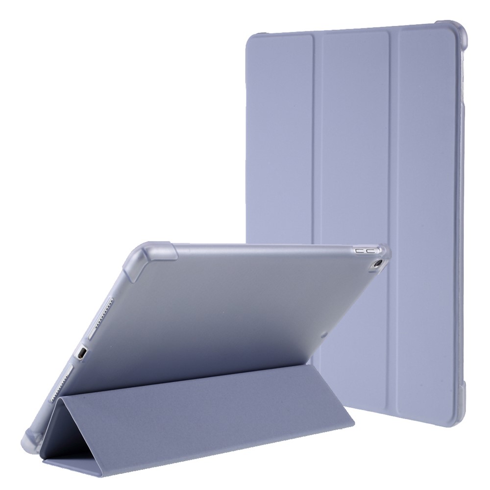 Tri-fold Stand Smart Wake/Sleep Leather Case [with Apple Pencil Storage Groove] for iPad 10.2 (2021)/(2020)/(2019)/ Air 10.5 inch (2019) / Pro 10.5-inch (2017) - Purple