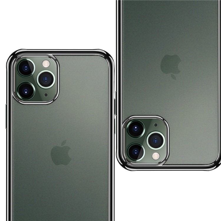 NXE Kingdom Series Electroplated TPU Phone Cover for Apple iPhone 11 Pro Max 6.5 inch - Black-3