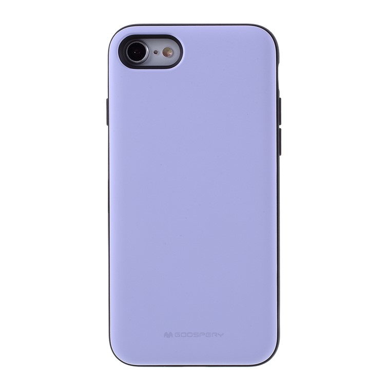 purchased mercury goospery auto absorbed pc tpu case with card holder mirror for iphone 8 7 4 7 inch purple purple card