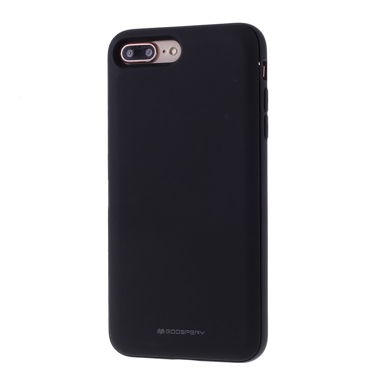 MERCURY GOOSPERY Auto-absorbed PC+TPU Casing for iPhone 8/7 Plus 5.5 inch - Black-2