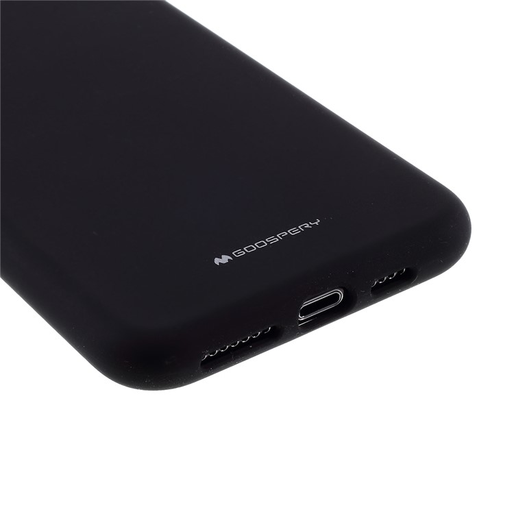 MERCURY GOOSPERY Silicone Phone Protective Protective Case for iPhone 11 Pro Max 6.5-inch - Black-6