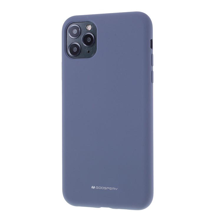 Funda Protectora De Protección MERCURIO GOOSPERY Teléfono De Silicona Para El IPhone 11 Pro Max 6,5 Pulgadas - Bebe Azul-2
