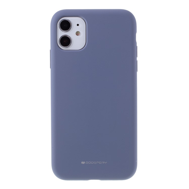 Caja Protectora Protectora Del Teléfono MERCURIO GOOSPERY De Silicona Para El IPhone 11 De 6,1 Pulgadas - Bebe Azul-1