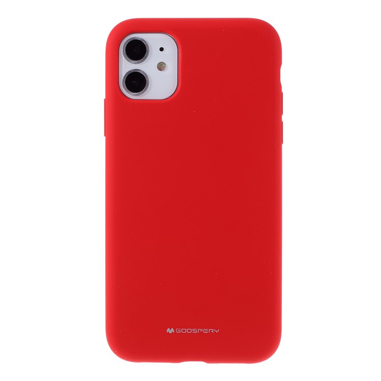 Caja Protectora Protectora Del Teléfono MERCURIO GOOSPERY De Silicona Para El IPhone 11 De 6,1 Pulgadas - Rojo-1