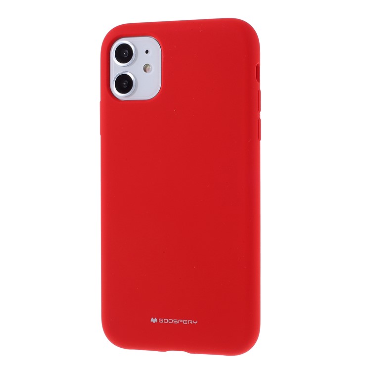 Caja Protectora Protectora Del Teléfono MERCURIO GOOSPERY De Silicona Para El IPhone 11 De 6,1 Pulgadas - Rojo-2
