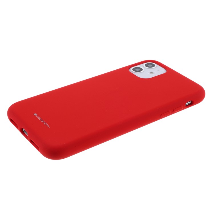 Caja Protectora Protectora Del Teléfono MERCURIO GOOSPERY De Silicona Para El IPhone 11 De 6,1 Pulgadas - Rojo-4
