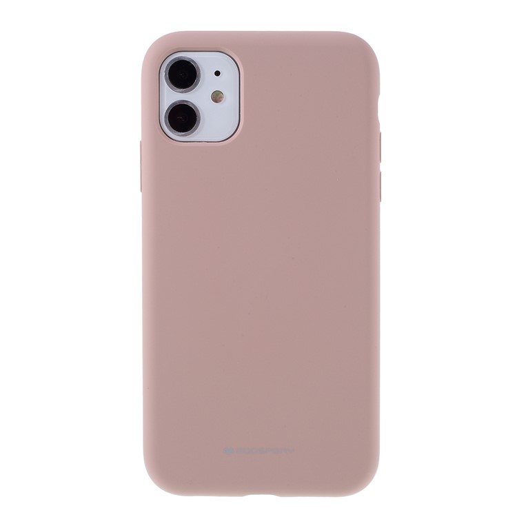 Custodia Protettiva Telefono MERCURY GOOSPERY Silicone Protettiva Per Iphone 11 6,1 Pollici - Rosa-1