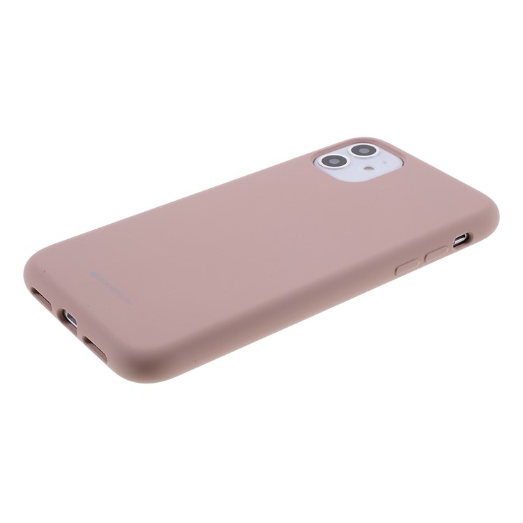 Custodia Protettiva Telefono MERCURY GOOSPERY Silicone Protettiva Per Iphone 11 6,1 Pollici - Rosa-4