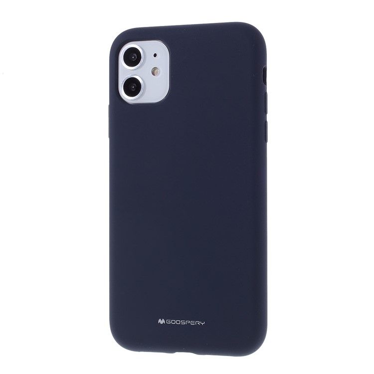 Caja Protectora Protectora Del Teléfono MERCURIO GOOSPERY De Silicona Para El IPhone 11 De 6,1 Pulgadas - Azul Oscuro-2