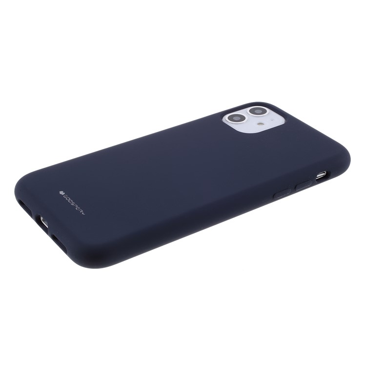 Caja Protectora Protectora Del Teléfono MERCURIO GOOSPERY De Silicona Para El IPhone 11 De 6,1 Pulgadas - Azul Oscuro-4