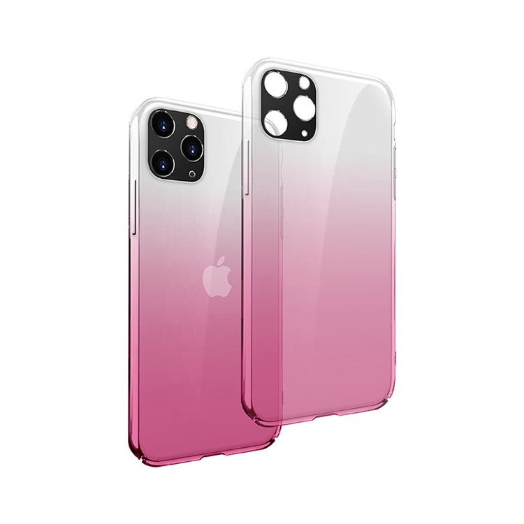 NXE Gradient Color PC Back Case for iPhone 11 Pro Max 6.5 inch - Rose-3