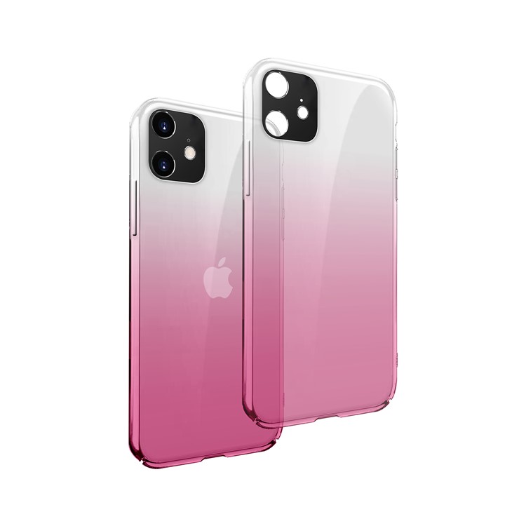 NXE Gradient Color PC Back Case for iPhone 11 6.1 inch - Rose-5