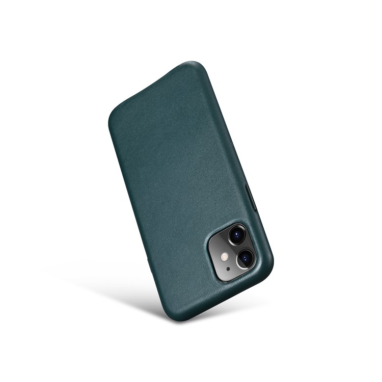 Genuine Leather Phone Cover for Apple iPhone 11 6.1 inch - Green-3