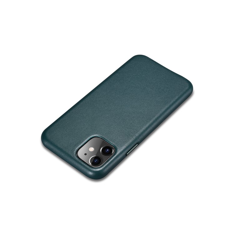Genuine Leather Phone Cover for Apple iPhone 11 6.1 inch - Green-4