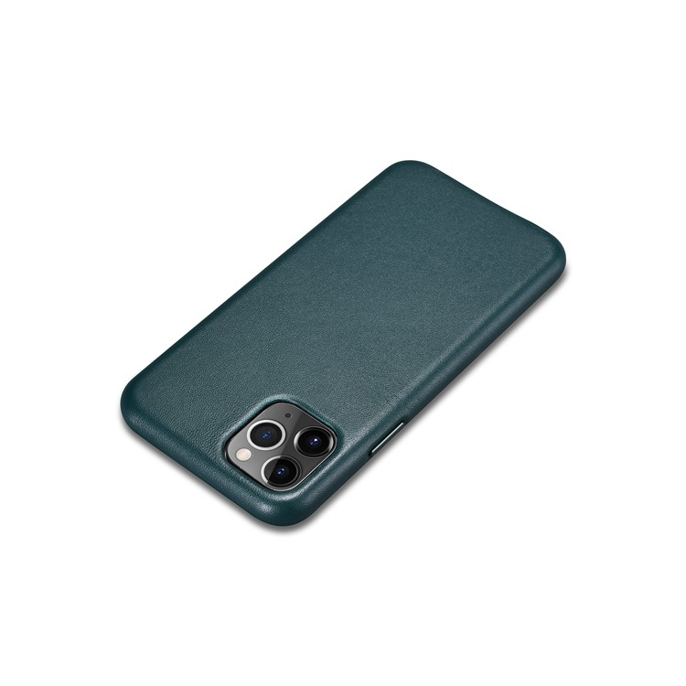 Genuine Leather Coated Hard Phone Cover for Apple iPhone 11 Pro 5.8 inch - Green-5