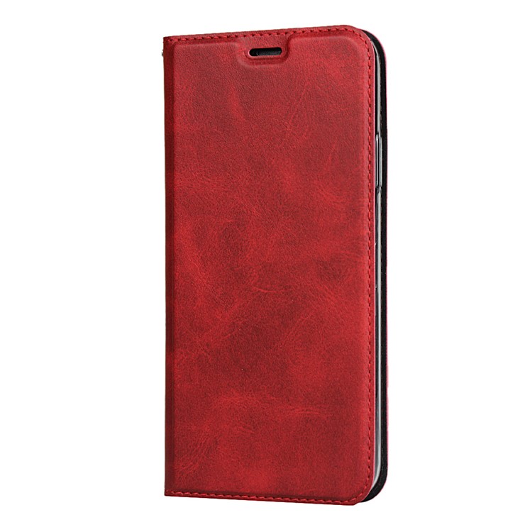 Custodia in Pelle Con Slot Per Schede Per Iphone 11 6,1 Pollici - Rosso