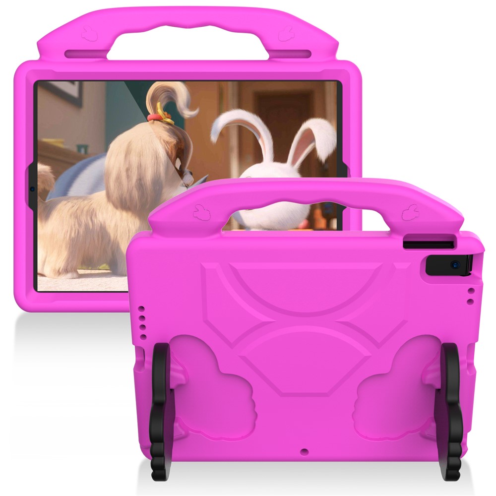 Shockproof Thumb Kickstand EVA Tablet Case for iPad 10.2 (2020)(2019)/iPad Pro 10.5-inch (2017)/iPad Air 10.5 inch (2019)/iPad Pro 11-inch (2018) - Rose-1