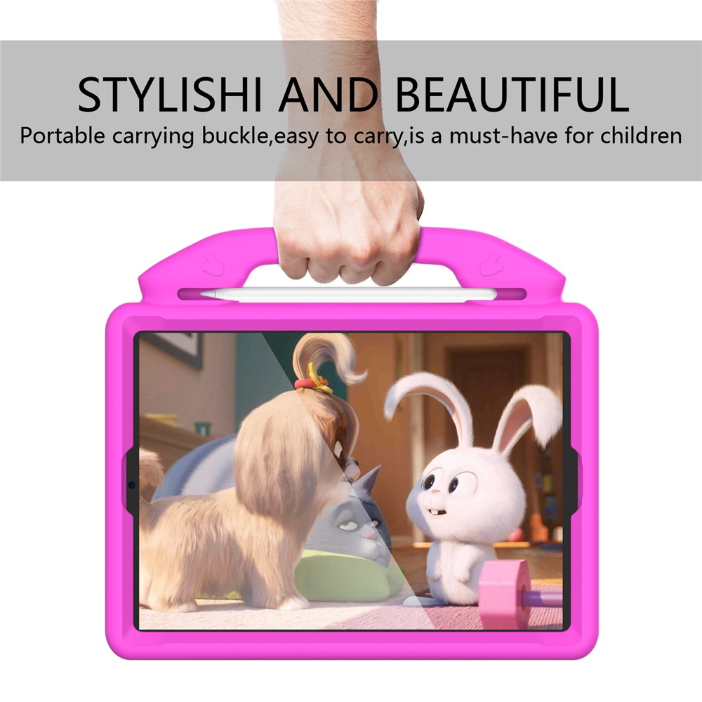 Shockproof Thumb Kickstand EVA Tablet Case for iPad 10.2 (2020)(2019)/iPad Pro 10.5-inch (2017)/iPad Air 10.5 inch (2019)/iPad Pro 11-inch (2018) - Rose-3