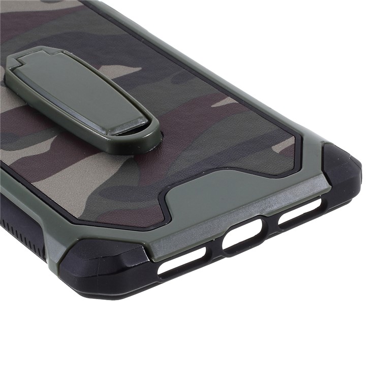 Camouflage Shockproof Kickstand Phone Case for Apple iPhone 11 Pro Max 6.5 inch - Green-5