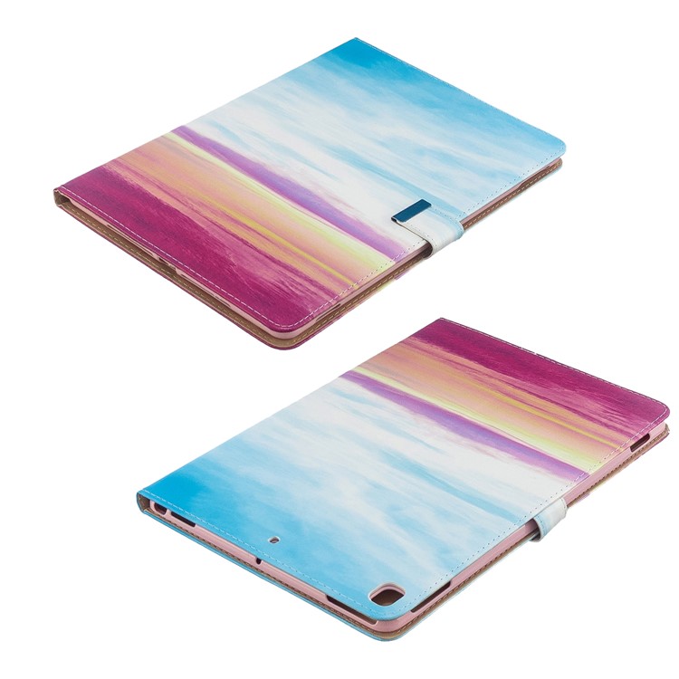 Pattern Printing PU Leather Flip Tablet Cover for iPad Pro 10.5-inch (2017)/Air 10.5 inch (2019)/iPad 10.2 (2019) - Colorful Land-8