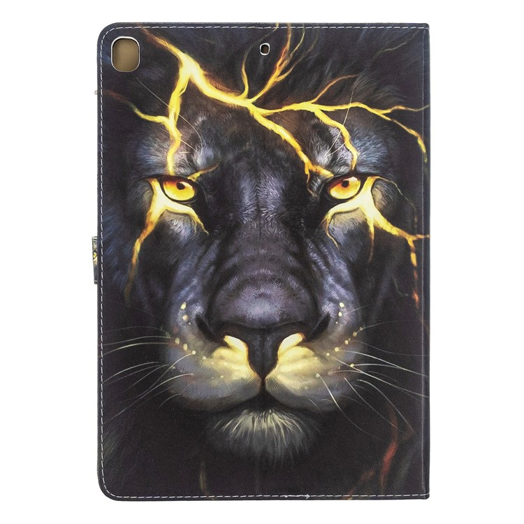 Pattern Printing PU Leather Flip Tablet Cover for iPad Pro 10.5-inch (2017)/Air 10.5 inch (2019)/iPad 10.2 (2019) - Lion-3