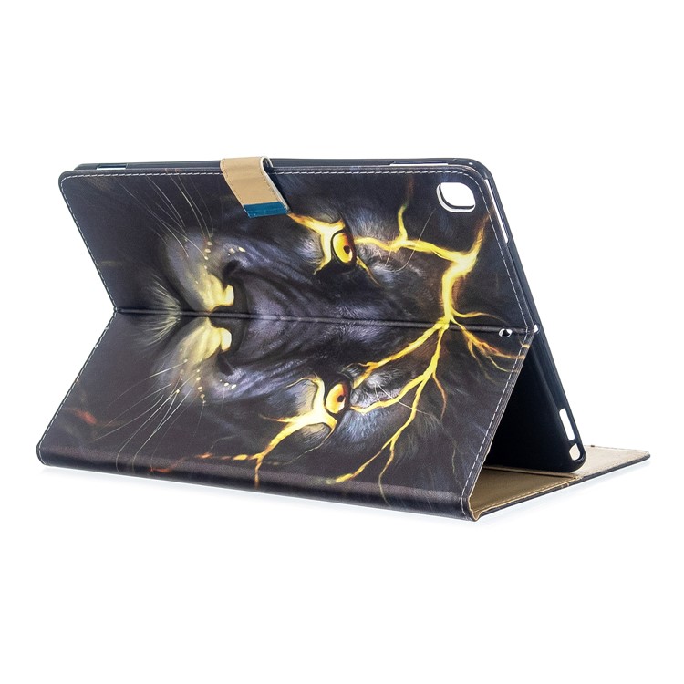 Pattern Printing PU Leather Flip Tablet Cover for iPad Pro 10.5-inch (2017)/Air 10.5 inch (2019)/iPad 10.2 (2019) - Lion-4