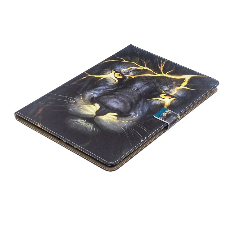 Pattern Printing PU Leather Flip Tablet Cover for iPad Pro 10.5-inch (2017)/Air 10.5 inch (2019)/iPad 10.2 (2019) - Lion-6