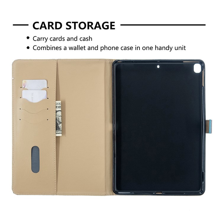 Pattern Printing PU Leather Flip Tablet Cover for iPad Pro 10.5-inch (2017)/Air 10.5 inch (2019)/iPad 10.2 (2019) - Butterfly-10