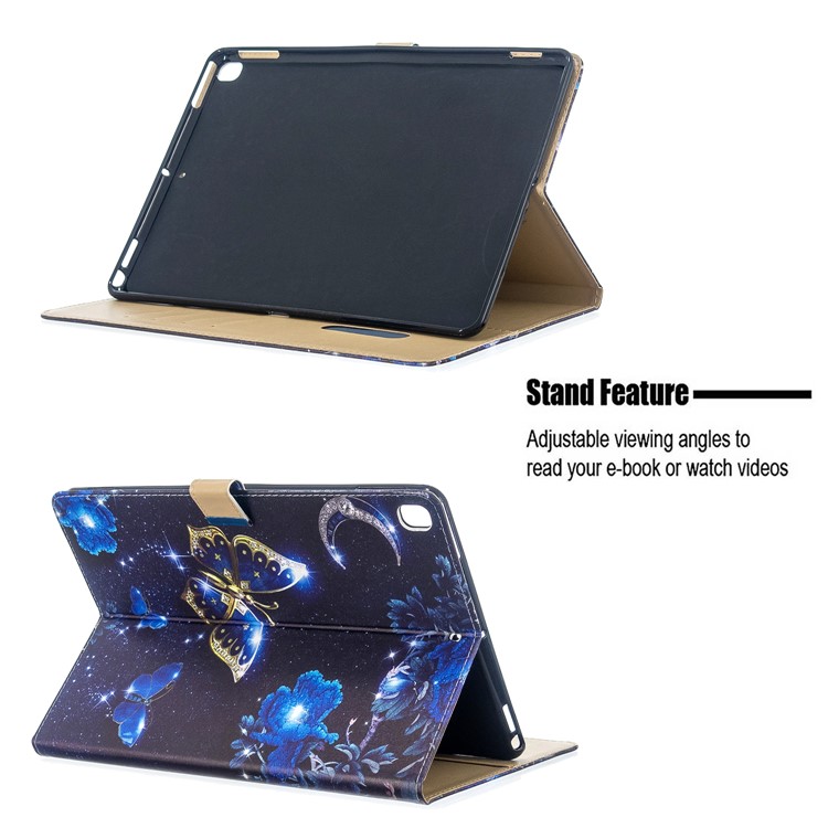 Pattern Printing PU Leather Flip Tablet Cover for iPad Pro 10.5-inch (2017)/Air 10.5 inch (2019)/iPad 10.2 (2019) - Butterfly-9
