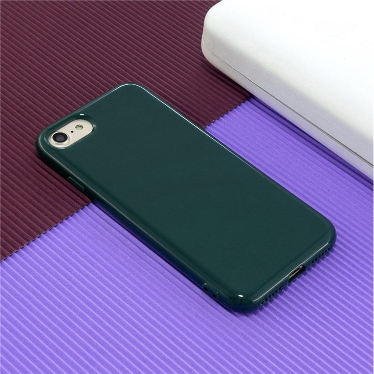 2mm Thickened Soft TPU Phone Case Cover for iPhone 7/8 4.7-inch - Blackish Green-4