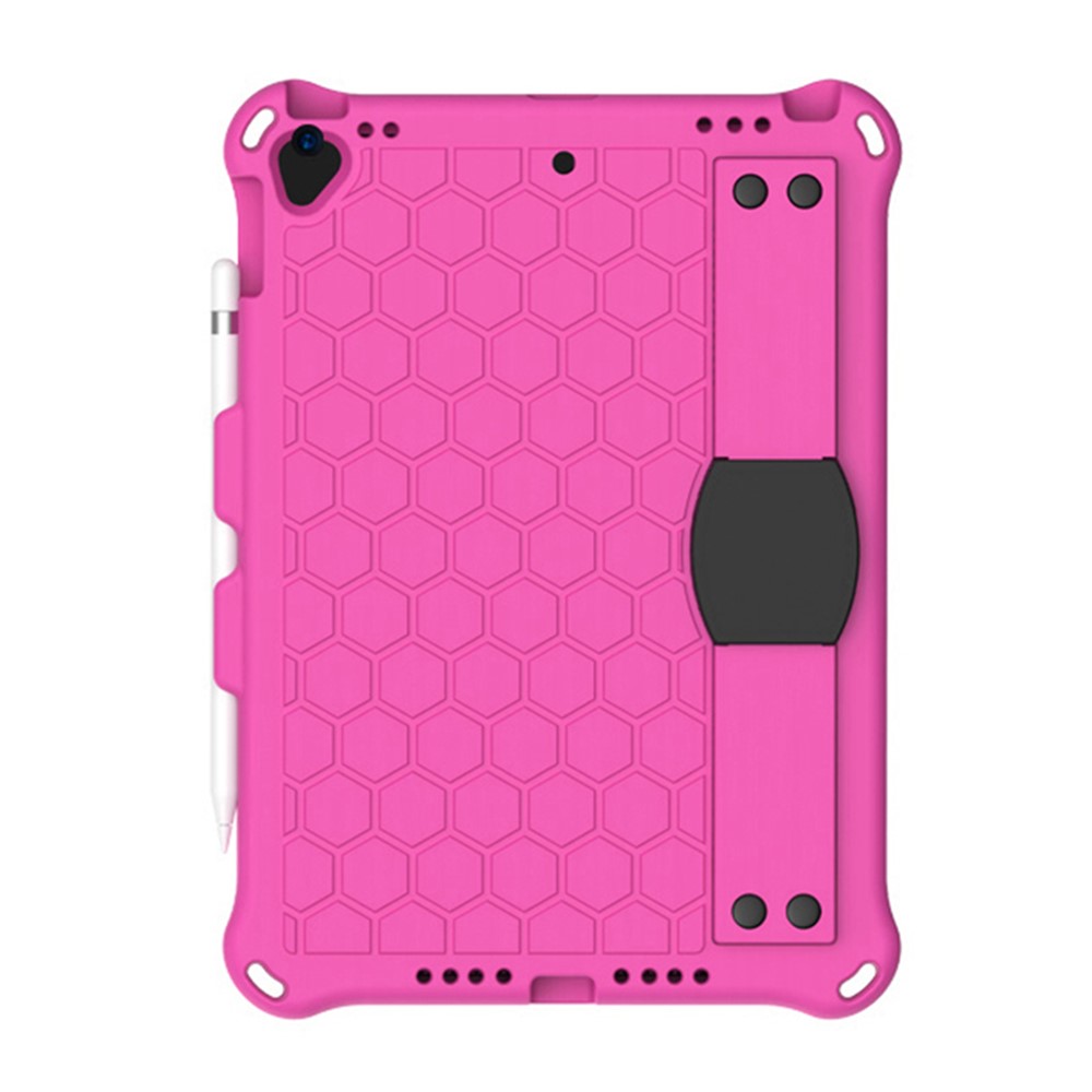 Honeycomb Texture EVA Tablet Combo Shell for iPad 10.2 (2021)/(2020)/(2019)/iPad Pro 10.5-inch (2017)/iPad Air 10.5 inch (2019) - Rose