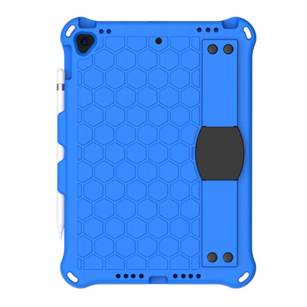 Honeycomb Texture EVA Tablet Combo Shell for iPad 10.2 (2021)/(2020)/(2019)/iPad Pro 10.5-inch (2017)/iPad Air 10.5 inch (2019) - Blue