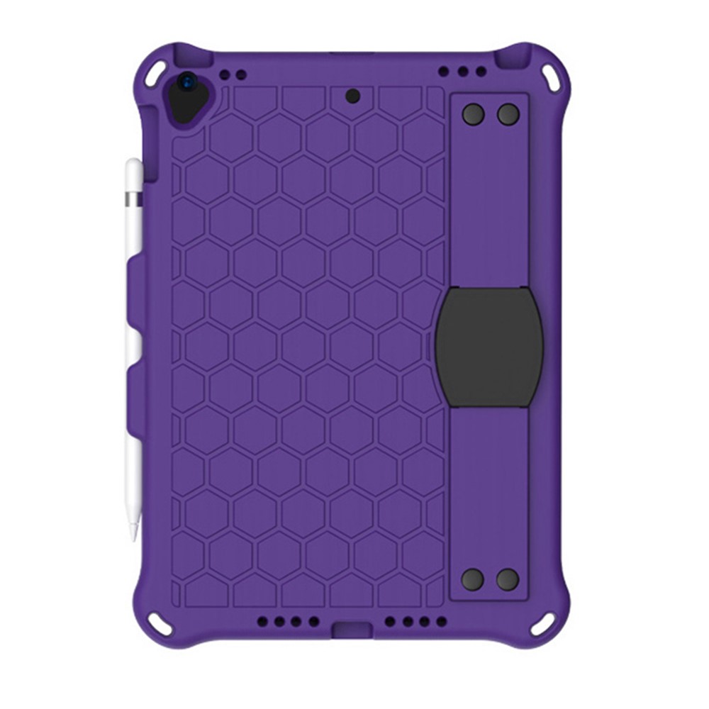 Honeycomb Texture EVA Tablet Combo Shell for iPad 10.2 (2021)/(2020)/(2019)/iPad Pro 10.5-inch (2017)/iPad Air 10.5 inch (2019) - Purple
