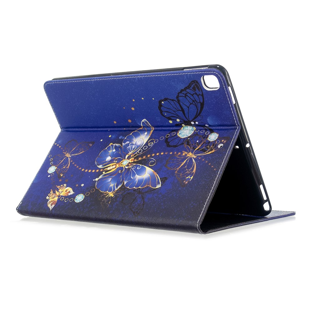 Portage D'impression de Portefeuille Case de Tablette en Cuir Pour Ipad 10.2 (2021) / (2020) / (2019) - Beau Papillon