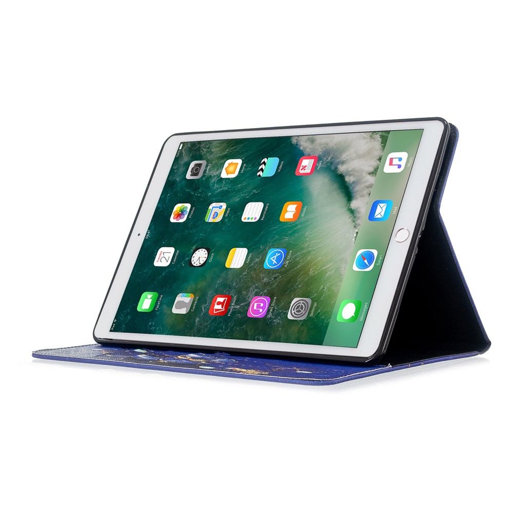 Стоятка Для Печати с Рисунком Кожаная Таблетка Для Ipad 10.2 (2021)/(2020)/(2019) - Прекрасная Бабочка