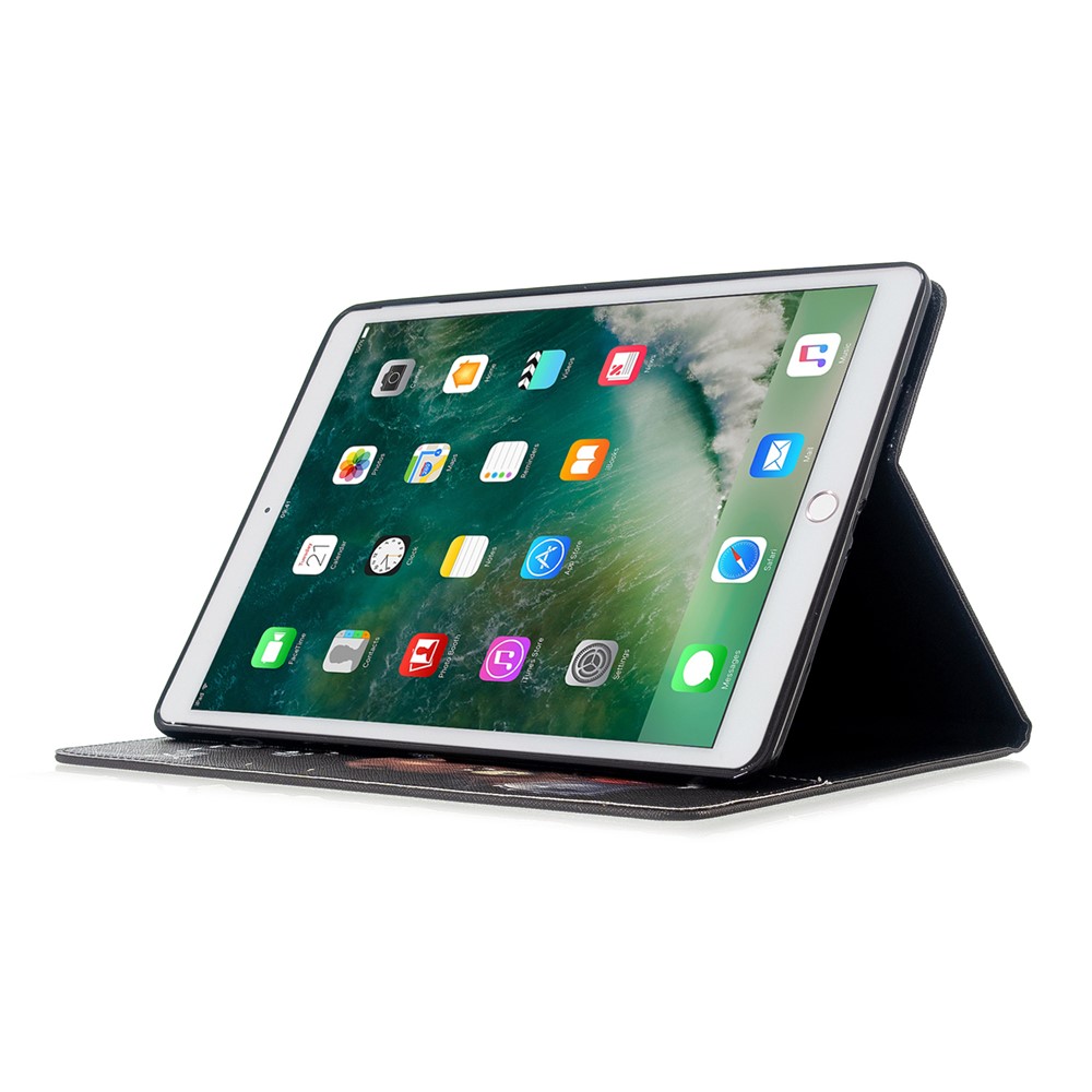 Pattern Printing Wallet Stand Leather Tablet Case for iPad 10.2 (2020) (2019) - Bear-5