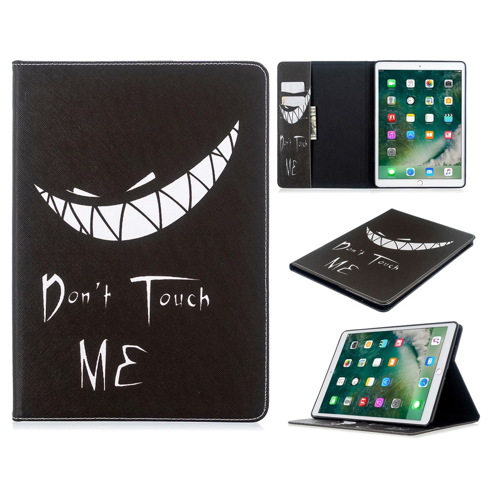 Musterdruckmappe Stand Leder Tablette Fall Für Ipad 10.2 (2019) - Fassen Sie Mich Nicht-1
