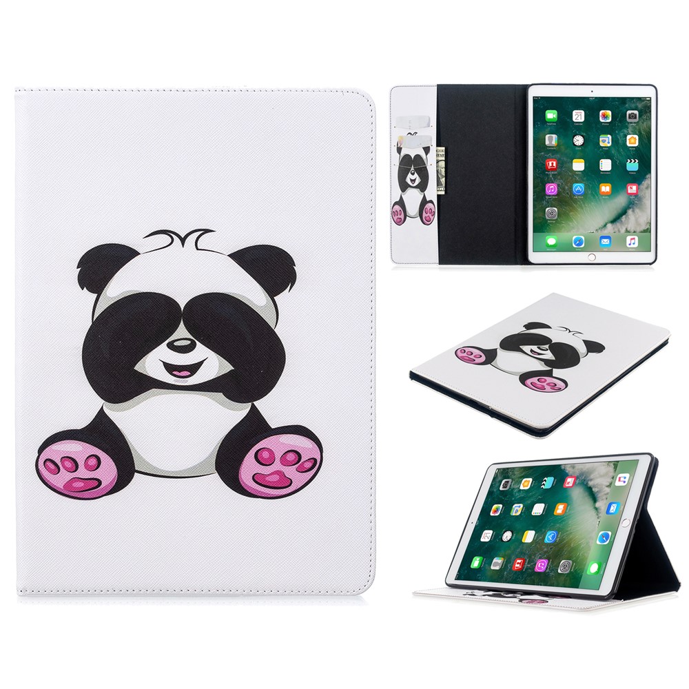 Pattern Printing Wallet Stand Leather Tablet Case for iPad 10.2 (2021)/(2020)/(2019) - Shy Panda